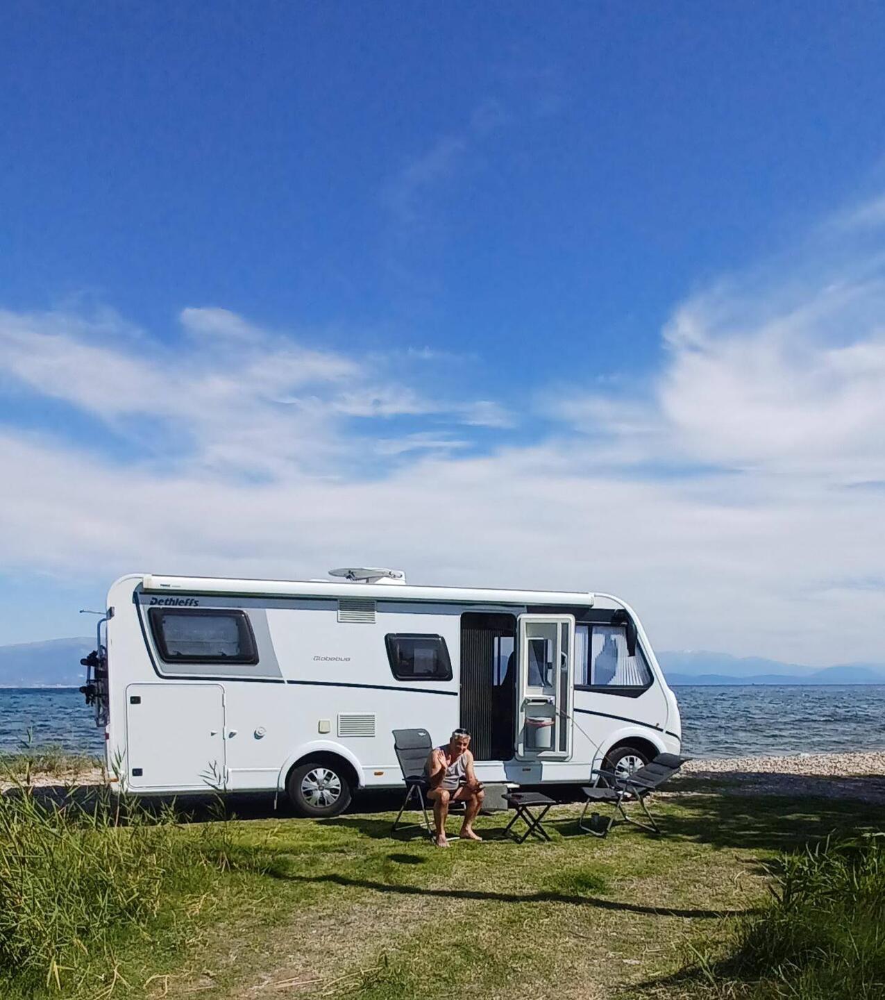 Wunderschönen Parkplatz direkt am Strand