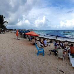A beach almost only for locals.