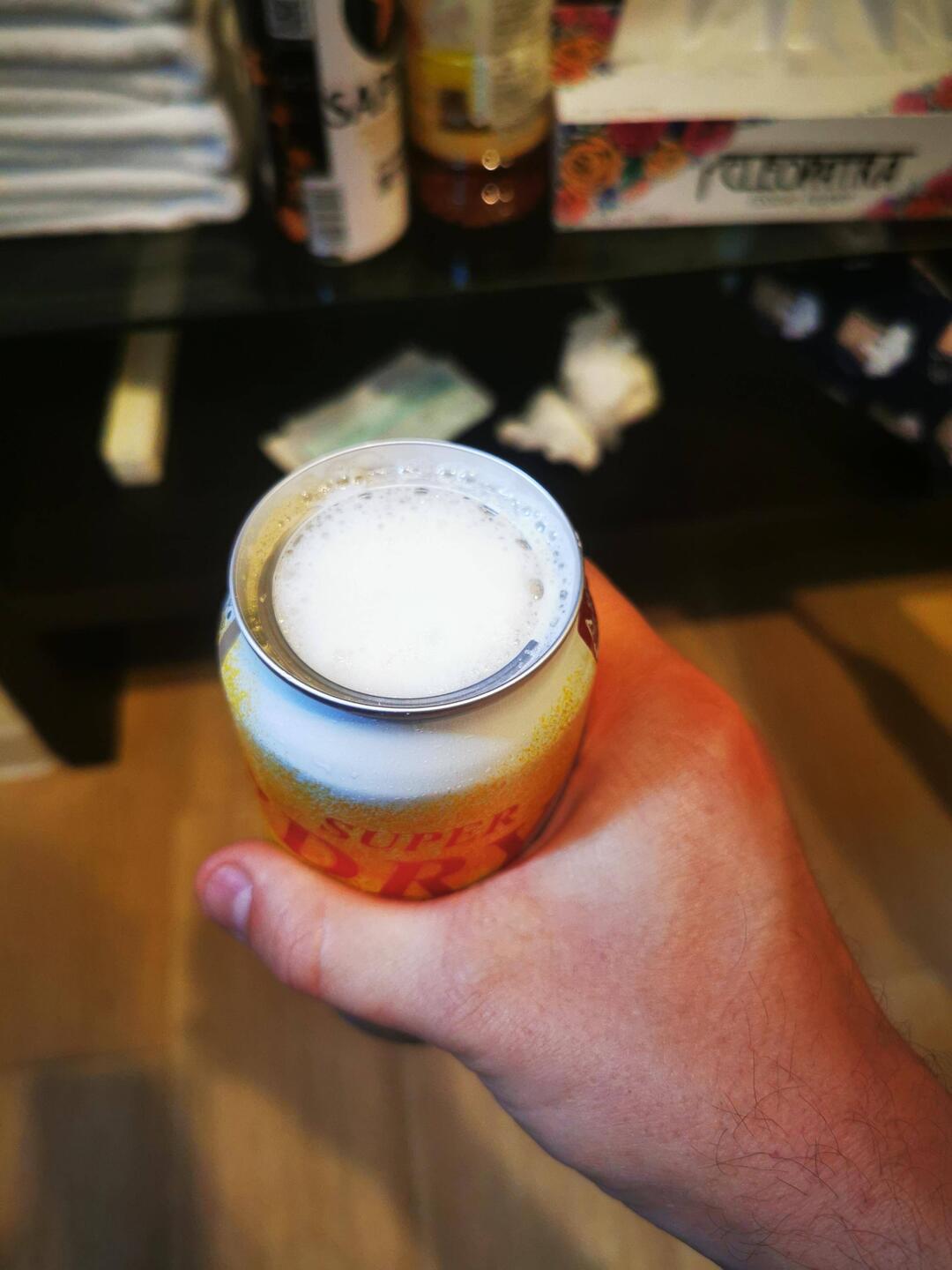Selbst das Dosenbier ist auf nem anderen Level