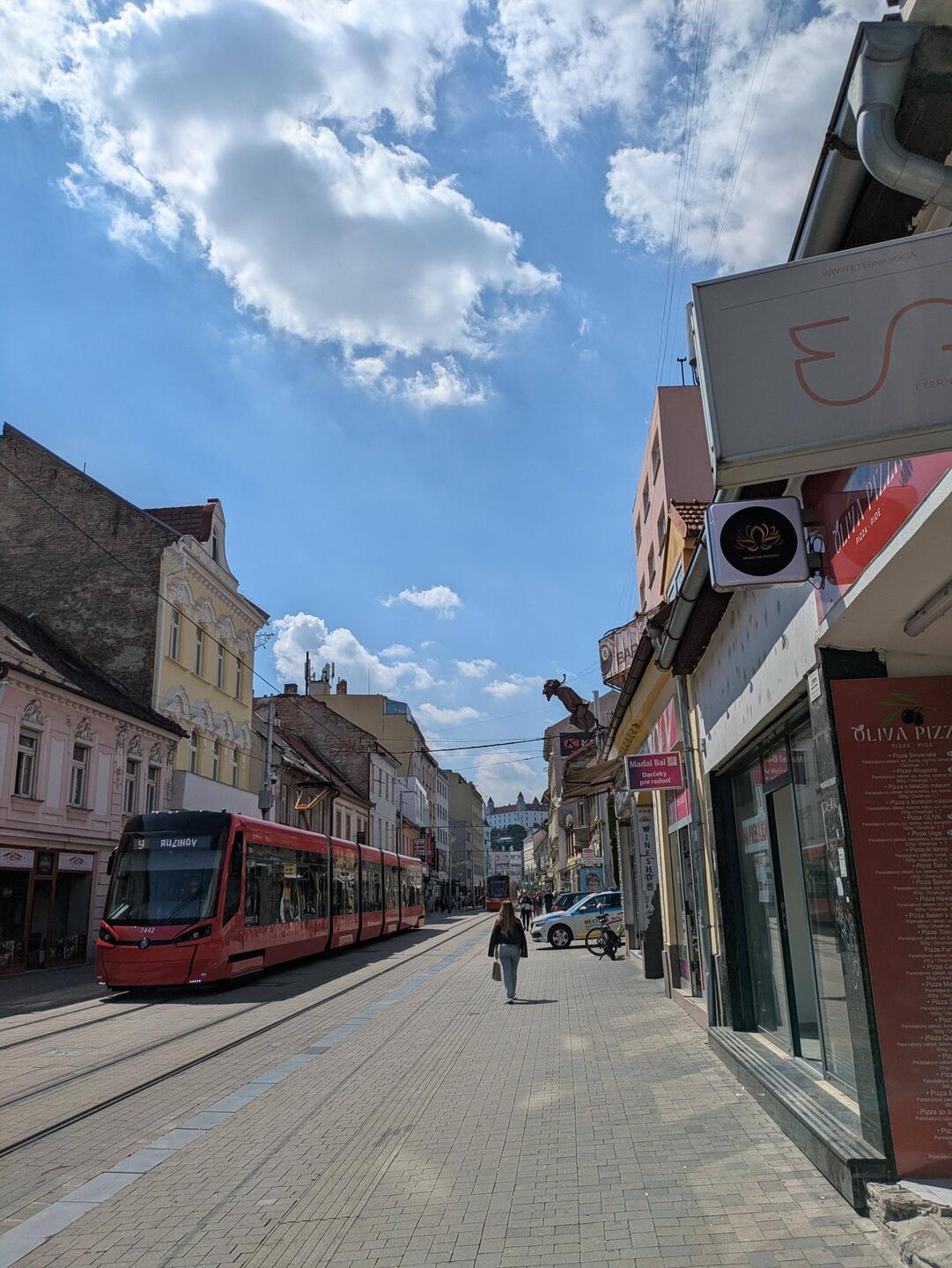 Kurz rausgehen, um zu Mittag zu essen