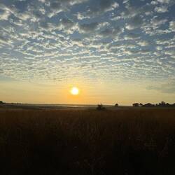 Sonnenaufgang am Kafue