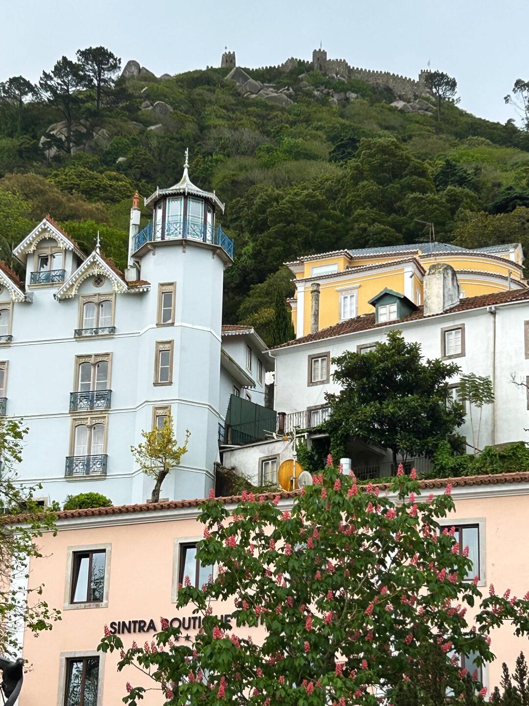 Sintra is STEEP! Moorish Castle at Top