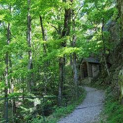 Auf dem Kreuzweg zur Pèlerinage Notre-Dame de Dusenbach