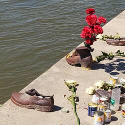 Shoes on the Danube Memorial to the Holocaust Victims