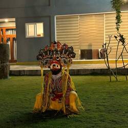 Mask dancing