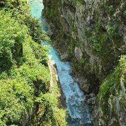 Von der Brücke ganz oben