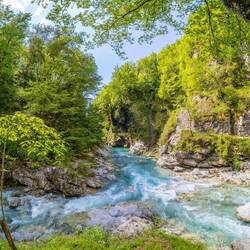 Schön kühl in der Klamm