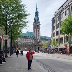 das Hamburger Rathaus