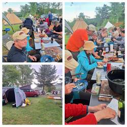 ... bis zum Regenguss mit Zwangspause