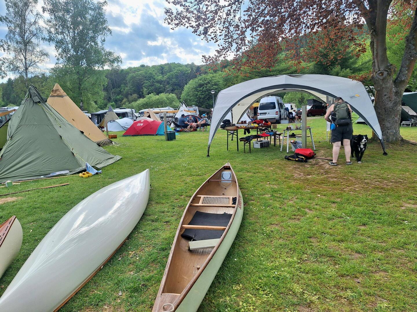 Vorbereitungen für den Abend