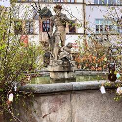 Neptunbrunnen am Markt