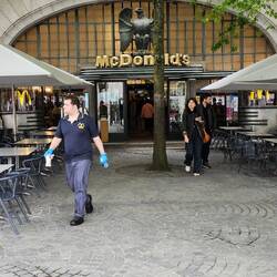 Yup, there's one and Starbucks and Burger King