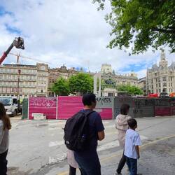 The old city is a construction zone