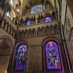 Some gorgeous stained glass in the Cathedral