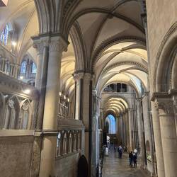 The cathedral was endless :)