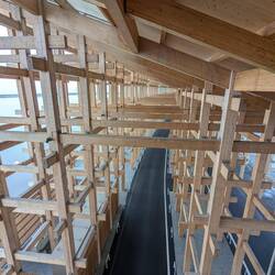 La structure de l'anneau en bois