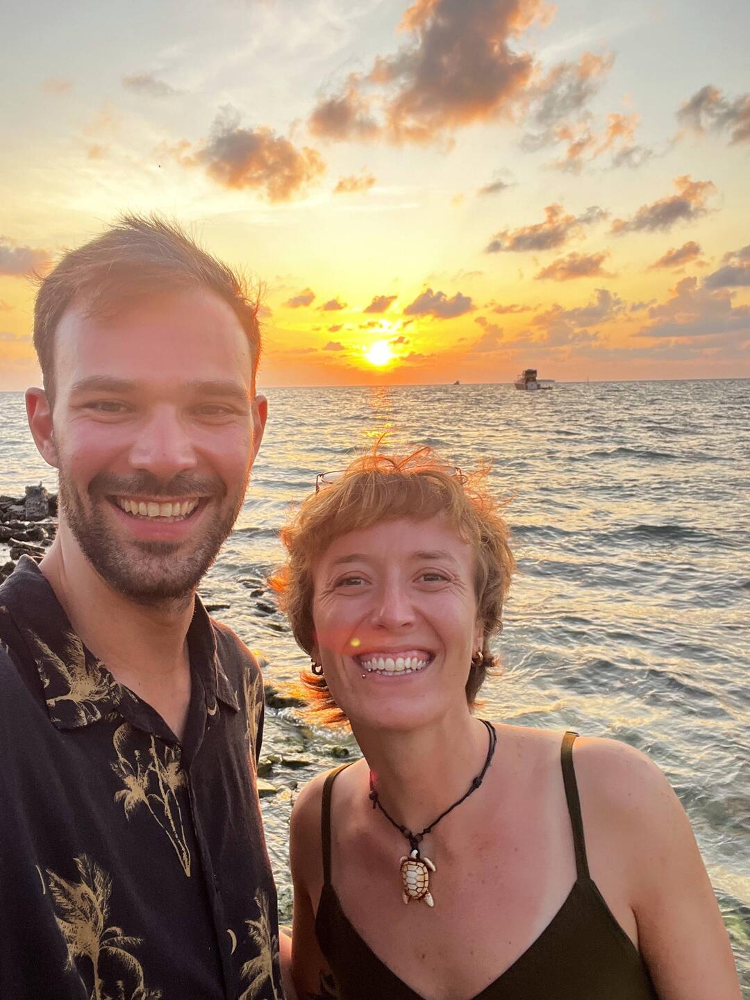 Ubser letzter Sonnenuntergang in diesem Paradies