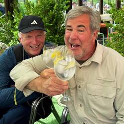 Gin and tonic with Don