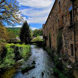 Rio Sarria along Monastery