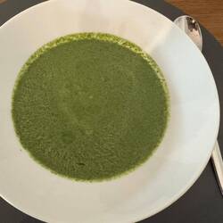 Spinatrahmsuppe