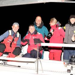 offizielles Zielfoto - leider ohne Skipper Hans