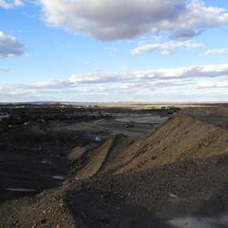 Overlooking mine area