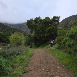 San Ysidro Trail to San Ysidro Creek (meditation and memorial)