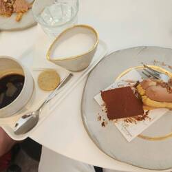 Even the pottery dishes were beautiful