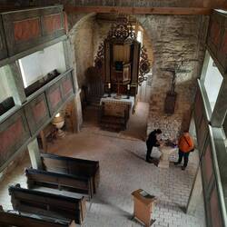 Rettgenstedt. Von der Orgelempore.