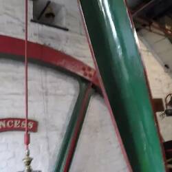 Princess, the huge steam engine that drives all the grinding mechanisms.