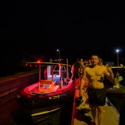 zurück und glücklich