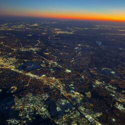 Washington D.C. mit Sonnenuntergang