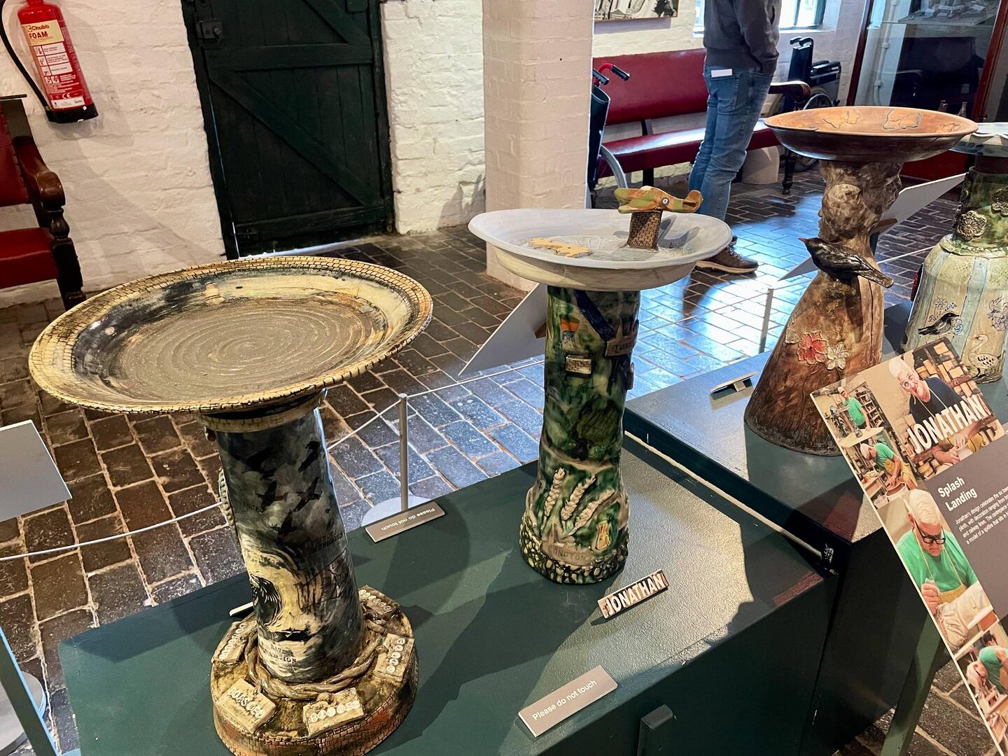 Contestants work at Gladstone Pottery museum
