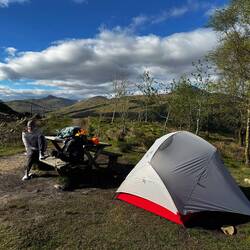 Unser übernachtungsplatz heute. 1 °C sind vorhergesagt 🥶