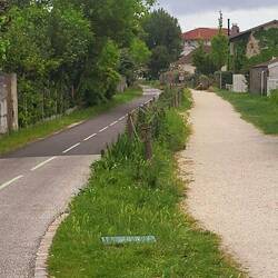 Hier gibt es eine gutes Fahrradinfrastruktur. Wir sind begeistert.