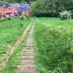 ...gab natürlich wieder Treppen