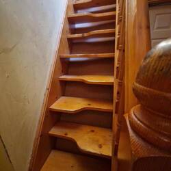 oberste Treppe im Haus