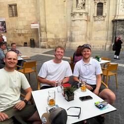 Vor 2 Tagen den Radreisenden Jan kennengelernt mit dem wir uns in Murcia wiedergetroffen haben.