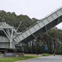 Diese Zugbrücke hat einst Tilghman Island mit dem Rest der Welt verbunden.