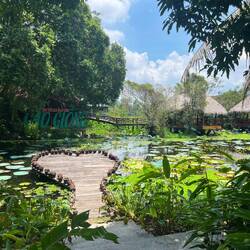 Entrée de la ferme aux crocodiles