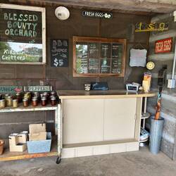Farm stand at Blessed Bounty