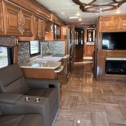 Inside the RV