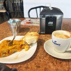 2nd breakfast - best chorizo "tortilla" (potatoes and egg)