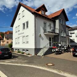 Angekommen im Hotel Zum Stern in Hammelburg-Obererthal