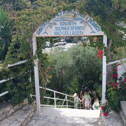 Abstieg zum Xigia Sulfur Beach