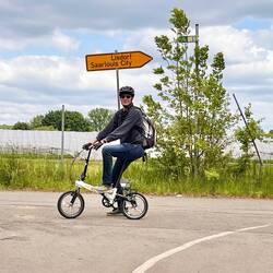 Mit den Klapprad nach Saarlouis City :)