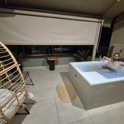 Aussicht in den Jacuzzi 🤪