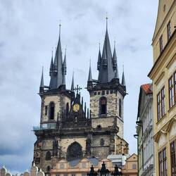 Church of Our Lady Before Tyn, the primary church in Prague since the 14th century