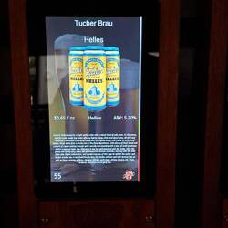 Tucher Bier selbst gezapft.