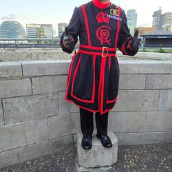 Yeoman Warder Brown, our guide.
